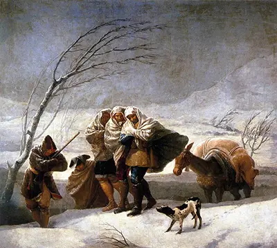 La nevada Francisco de Goya